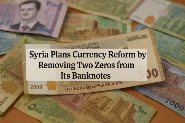 Syria Plans Currency Reform by Removing Two Zeros from Its Banknotes